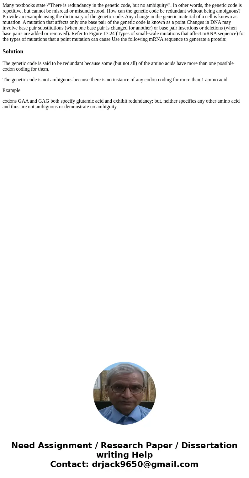 Many textbooks state \  Many textbooks state \