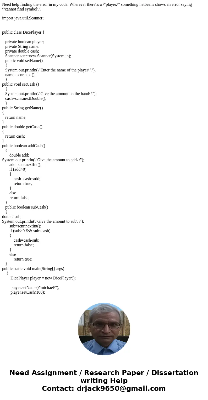 Need help finding the error in my code. Wherever there\'s a \ Need help finding the error in my code. Wherever there\'s a \