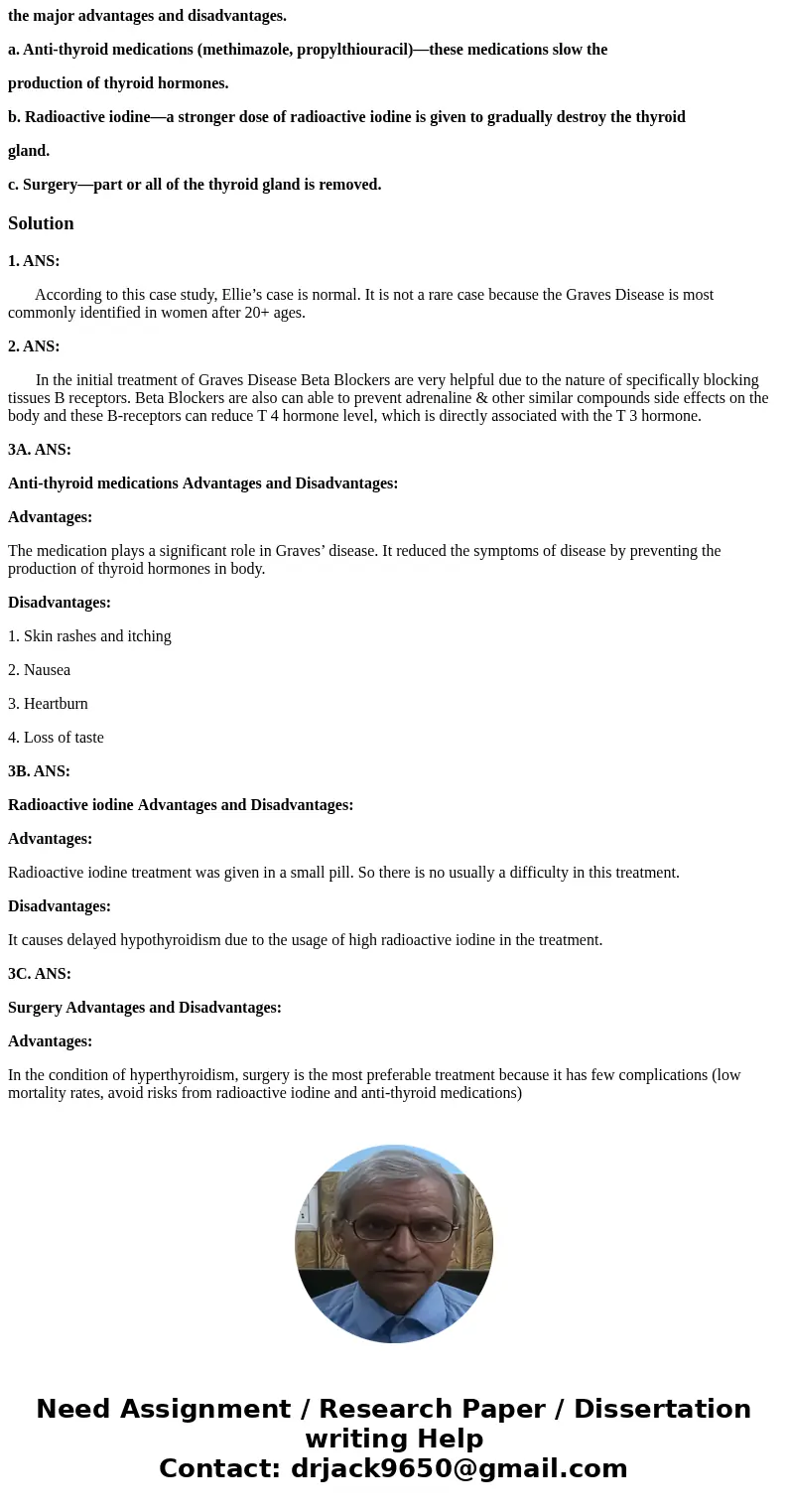 Part IV – Options Dr. Simmons continued. “I’m going to refer you to a local endocrinologist, someone who specializes in disorders like this. She will probably o Part IV – Options Dr. Simmons continued. “I’m going to refer you to a local endocrinologist, someone who specializes in disorders like this. She will probably o