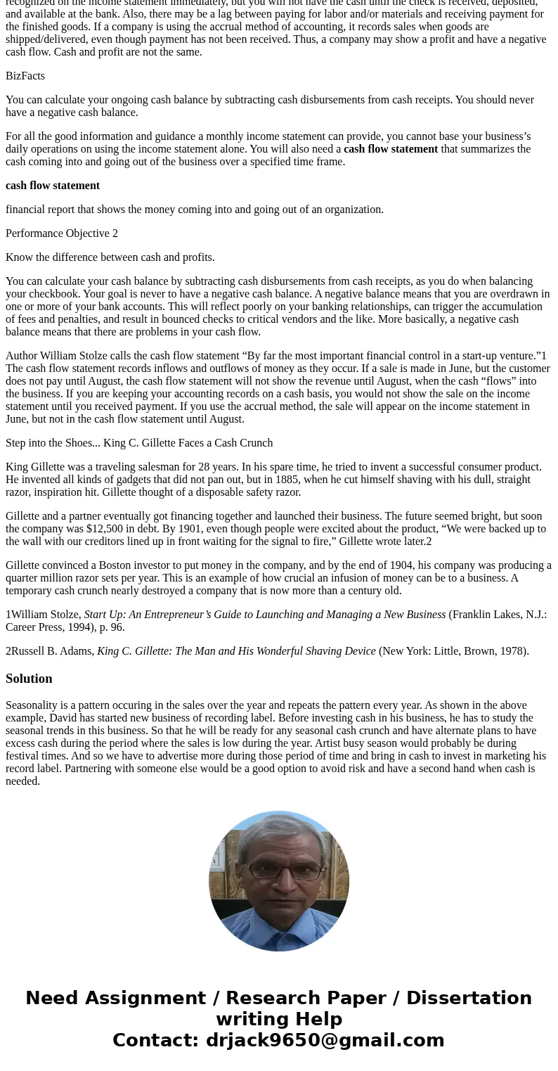 Seasonal Sales Instructions After reading Chapter 14, describe what you think the seasonality scenario would be for one year, for a business you could imagine s Seasonal Sales Instructions After reading Chapter 14, describe what you think the seasonality scenario would be for one year, for a business you could imagine s