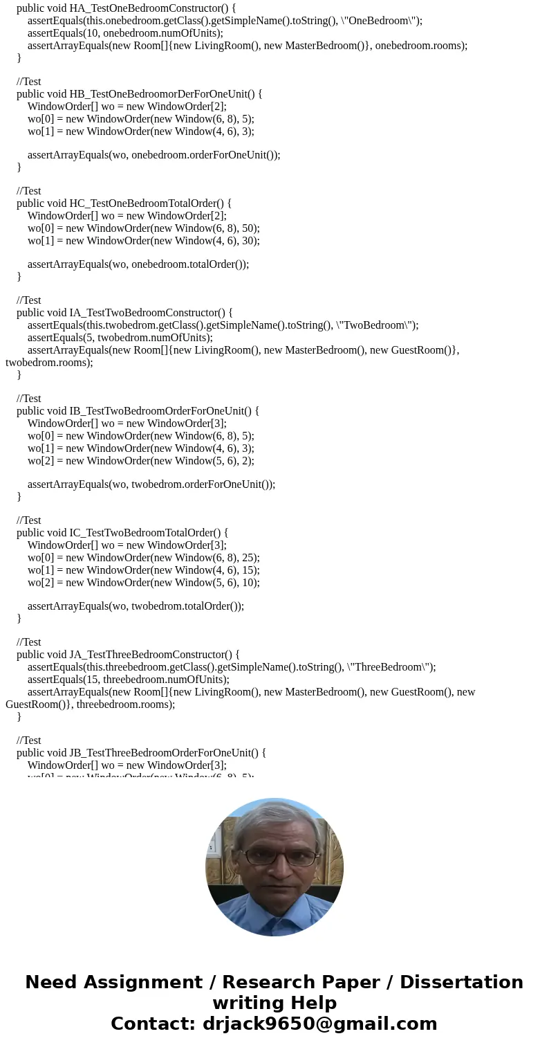 Templates Hwk6.java package hwk6; public class Hwk6 { public static void main(String[] args) { Apartment[] apartments = { new OneBedroom(20), new TwoBedroom(15)