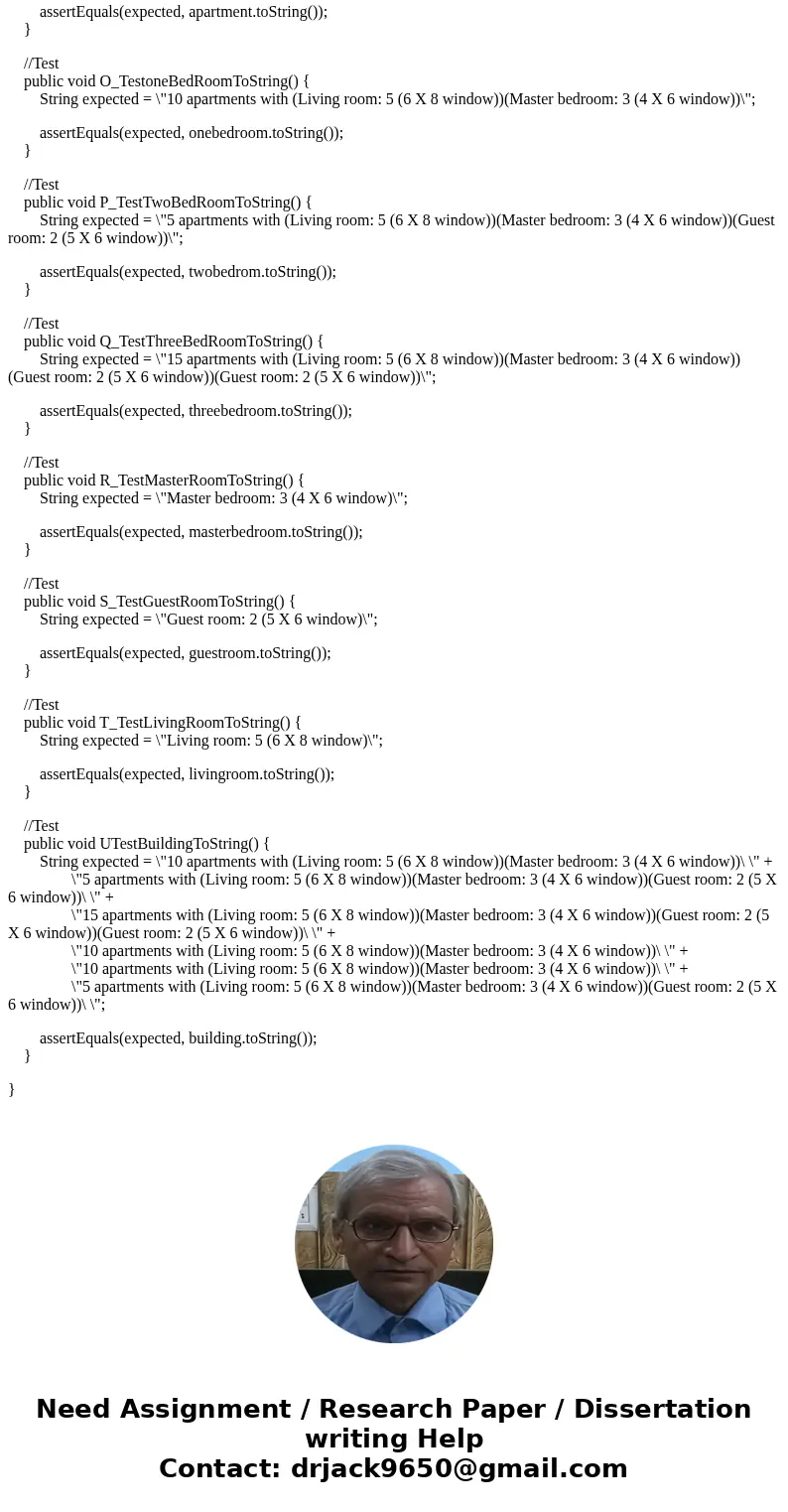 Templates Hwk6.java package hwk6; public class Hwk6 { public static void main(String[] args) { Apartment[] apartments = { new OneBedroom(20), new TwoBedroom(15)