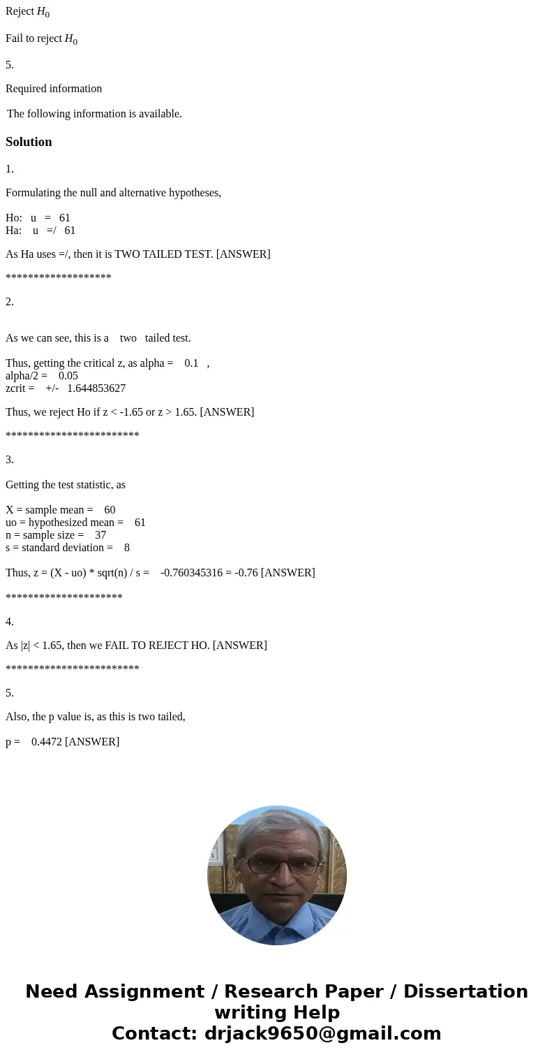 [The following information applies to the questions displayed below.] The sample mean is 60, and the sample size is 37. The population standard deviation is 8. 