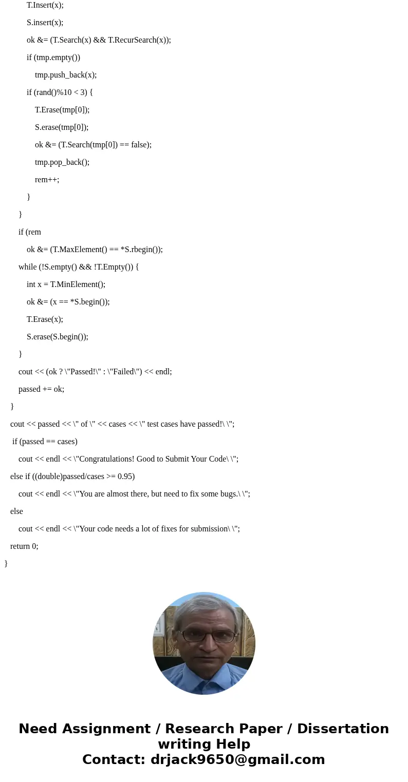 This is a c++ binary search program I worked so far but still cant get it right. Can anyone help me? Big thanks!! the client should not be modified /* *File: cl This is a c++ binary search program I worked so far but still cant get it right. Can anyone help me? Big thanks!! the client should not be modified /* *File: cl
