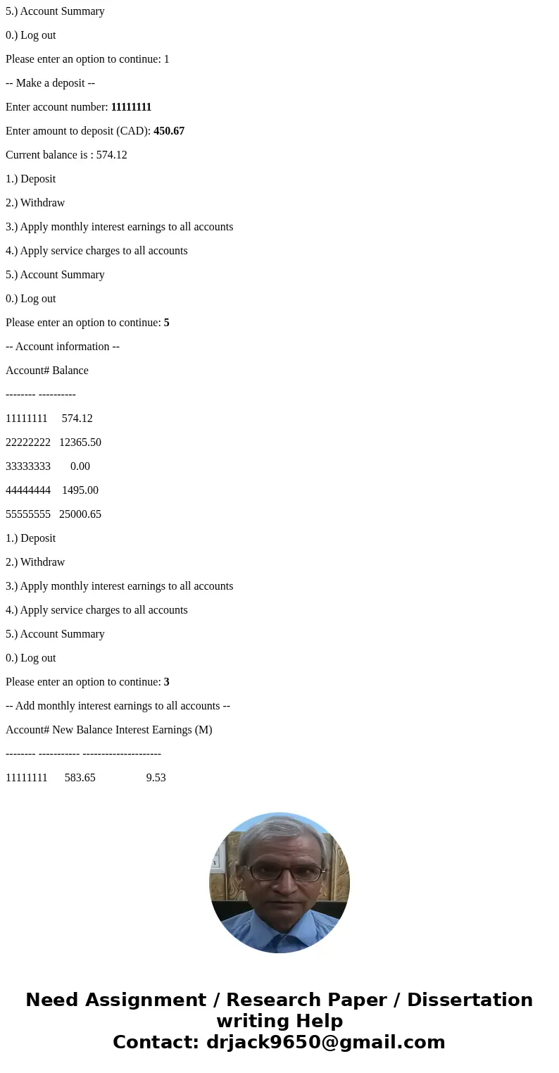 *** write in C programing language...and also use functions output will be like following: (bold letters are input) ***** Welcome to Savings Account Banking *** *** write in C programing language...and also use functions output will be like following: (bold letters are input) ***** Welcome to Savings Account Banking ***