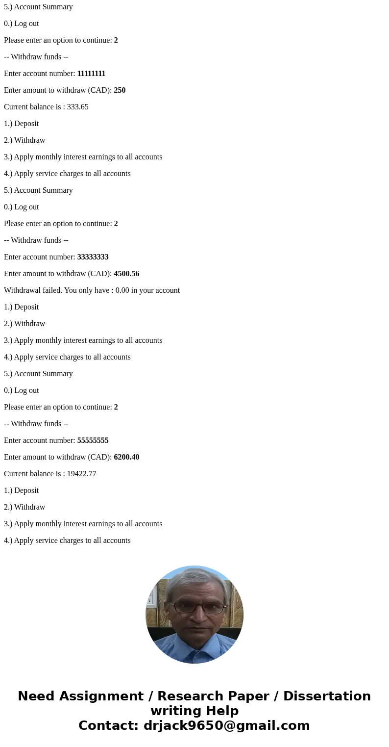 *** write in C programing language...and also use functions output will be like following: (bold letters are input) ***** Welcome to Savings Account Banking *** *** write in C programing language...and also use functions output will be like following: (bold letters are input) ***** Welcome to Savings Account Banking ***
