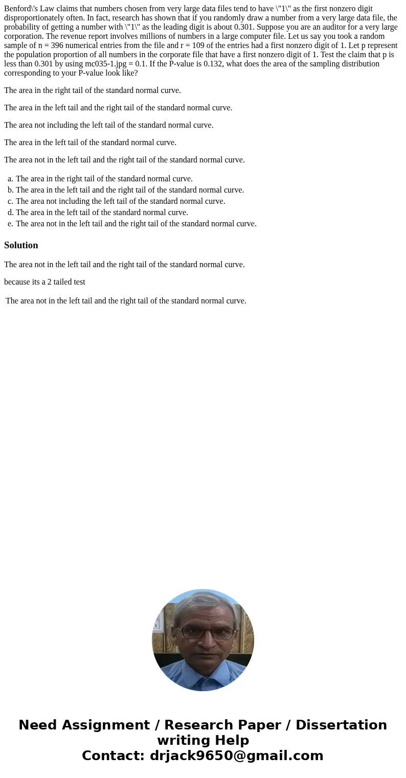 Benford\'s Law claims that numbers chosen from very large data files tend to have \ Benford\'s Law claims that numbers chosen from very large data files tend to have \