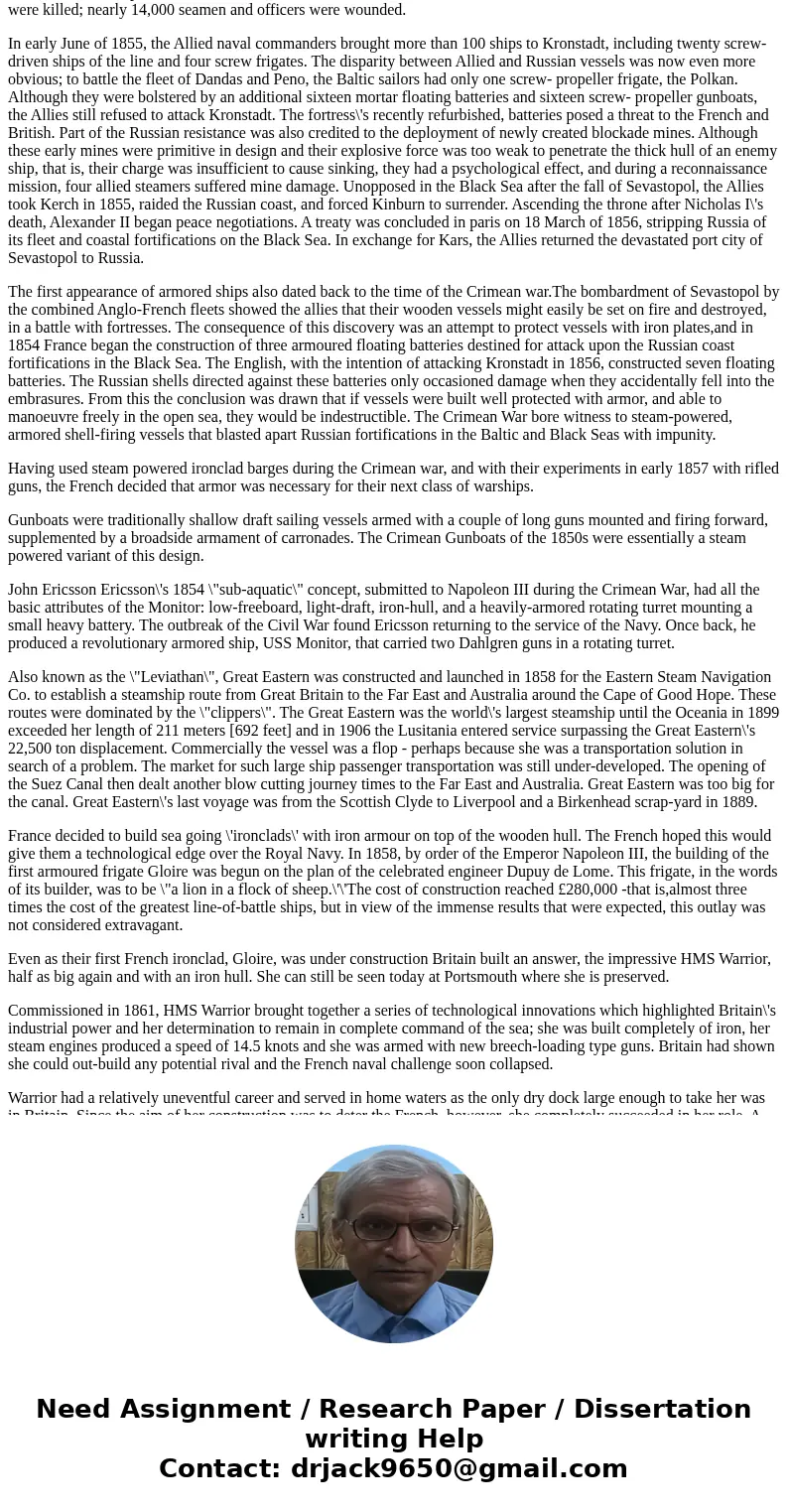 Briefly describe how the development of steam powered ships transformed naval warfare.SolutionDevelopment of steam powered ships And transformation in naval war Briefly describe how the development of steam powered ships transformed naval warfare.SolutionDevelopment of steam powered ships And transformation in naval war