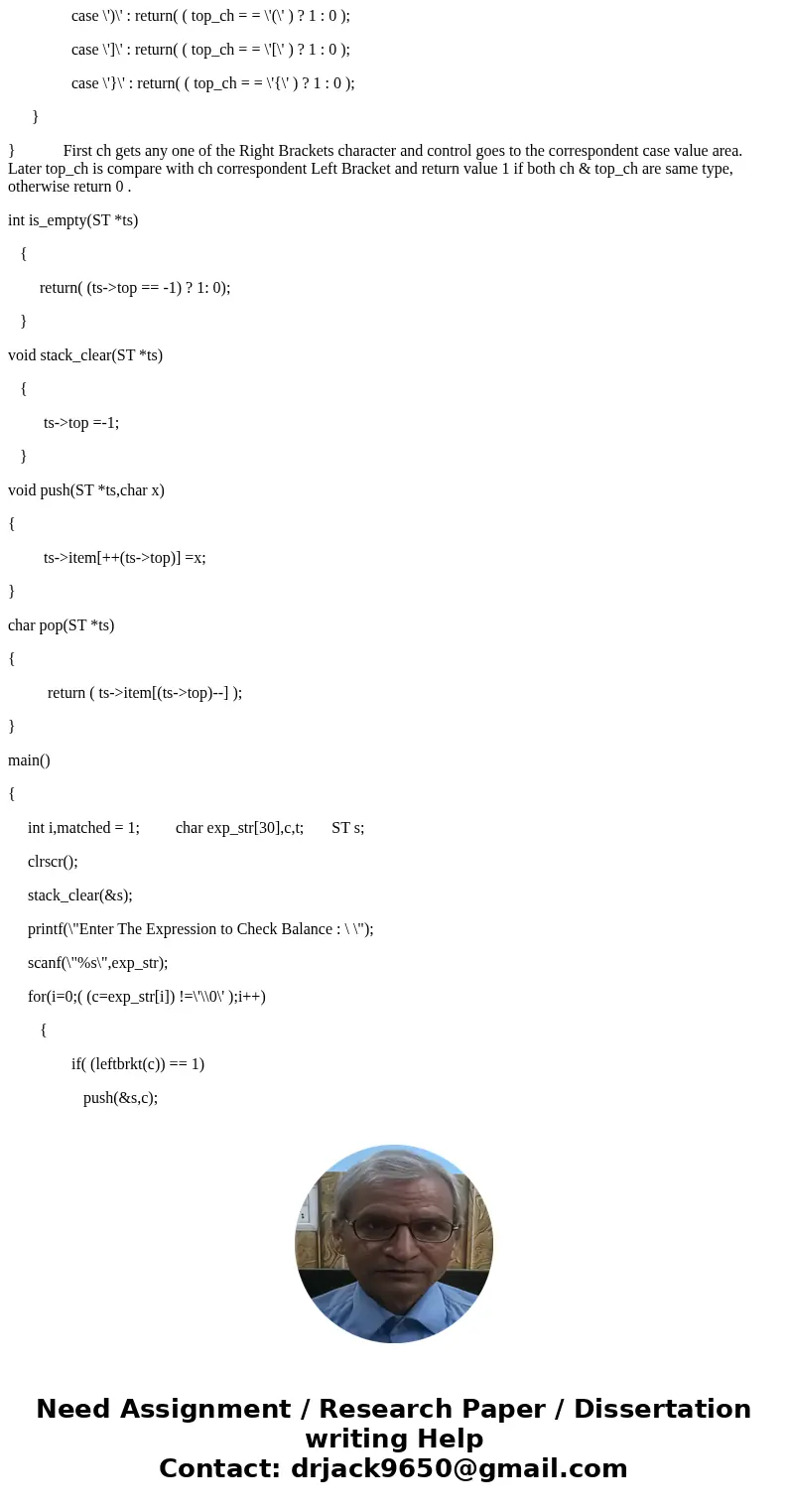  Check the given Arithmetic expression is properly balanced or not. {[a Times b - (b + c)] Times [sin(x-y)]}-(x-y) Write the algorithm for the expression and al