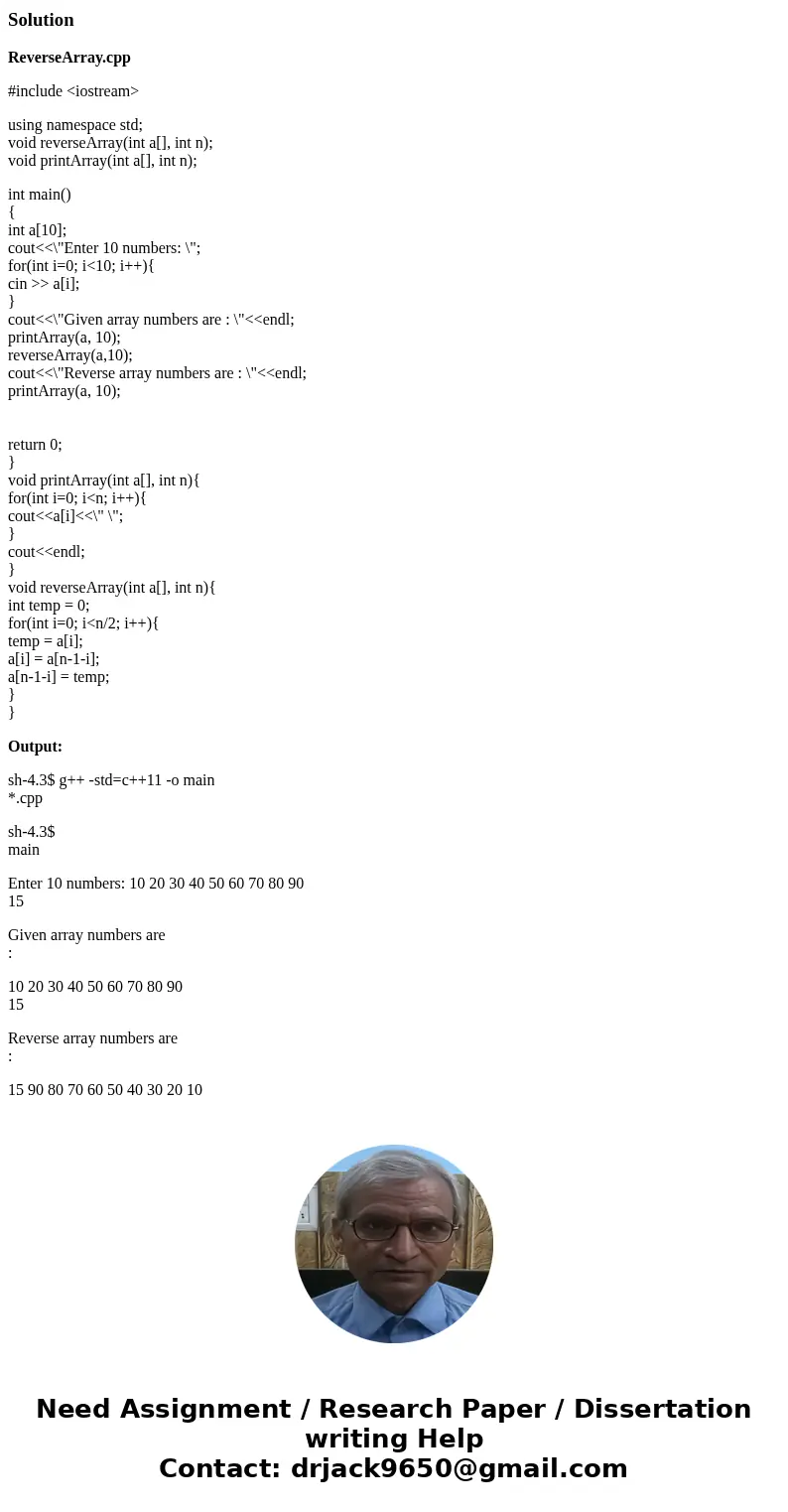 Create the logic for a program that prompts a user for 10 numbers and stores them in an array. Pass the array to a method that reverses the order of the numbers Create the logic for a program that prompts a user for 10 numbers and stores them in an array. Pass the array to a method that reverses the order of the numbers