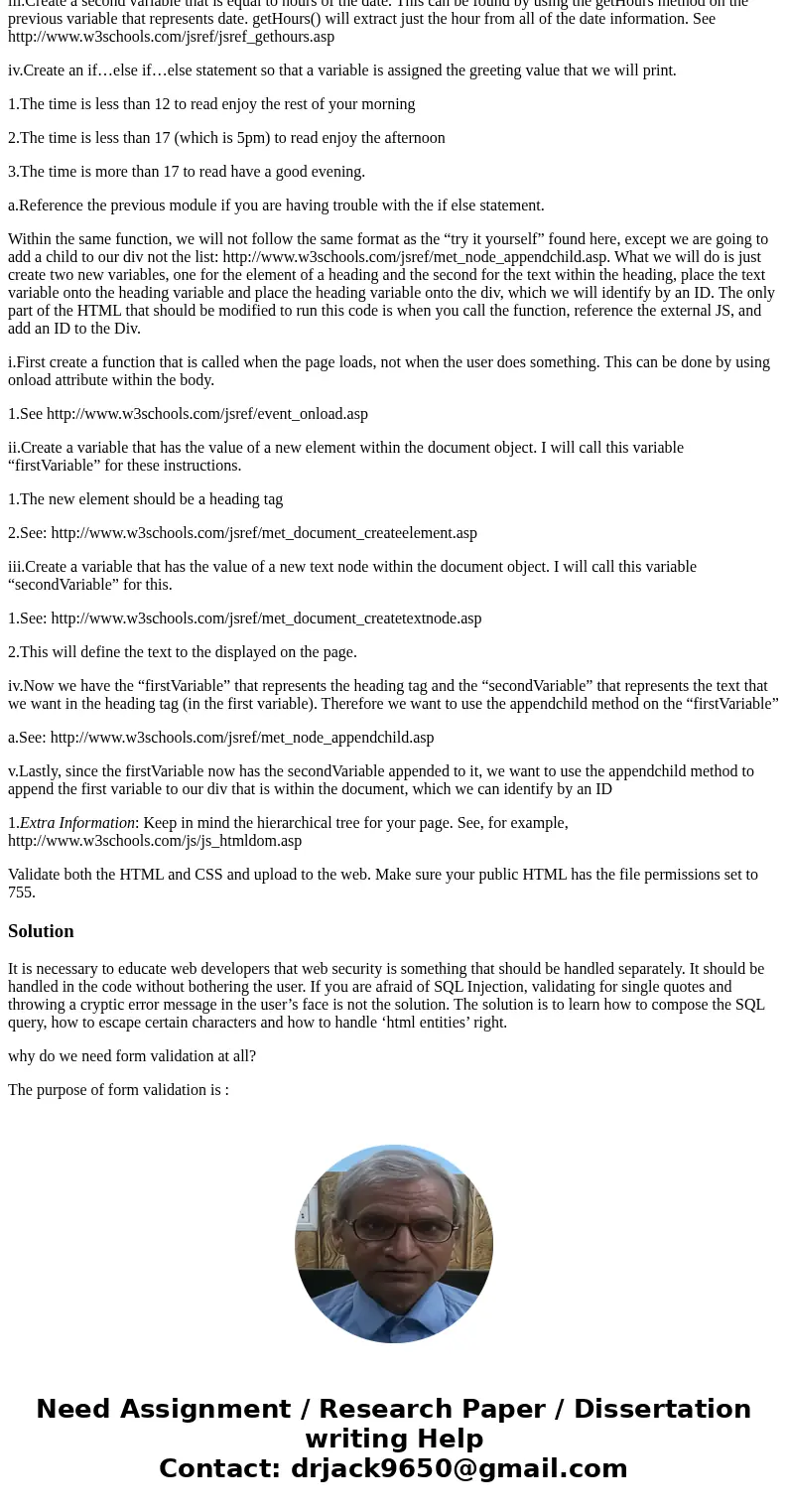 For this lab you will be adding, to your resume website, various functions. (1) Reuse an existing script (make sure to cite) to make our webpage really neat. (2 For this lab you will be adding, to your resume website, various functions. (1) Reuse an existing script (make sure to cite) to make our webpage really neat. (2
