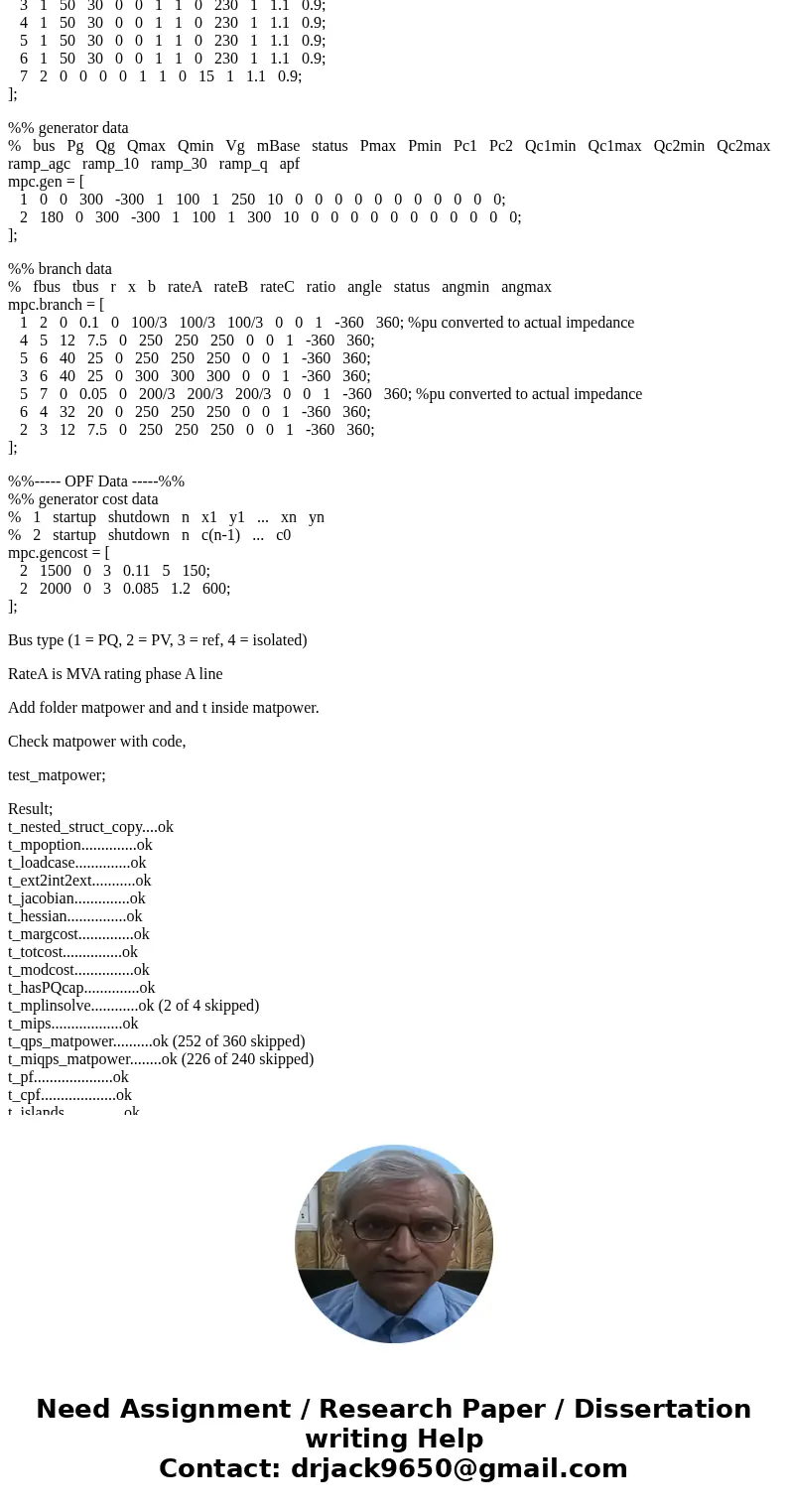 Generators G1: 100 MVA, 13.8 kV G2: 200 MVA, 15.0 kV Transformers T1: 100 MVA, 13.8 kV/230 kV, XT1=0.1 pu T2: 200 MVA, 15.0 kV/230 kV, XT2=0.1 pu Transmission L