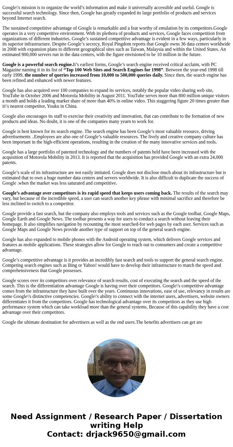 Google relies heavily on AI technology to perform its search result. Their latest application called \ Google relies heavily on AI technology to perform its search result. Their latest application called \