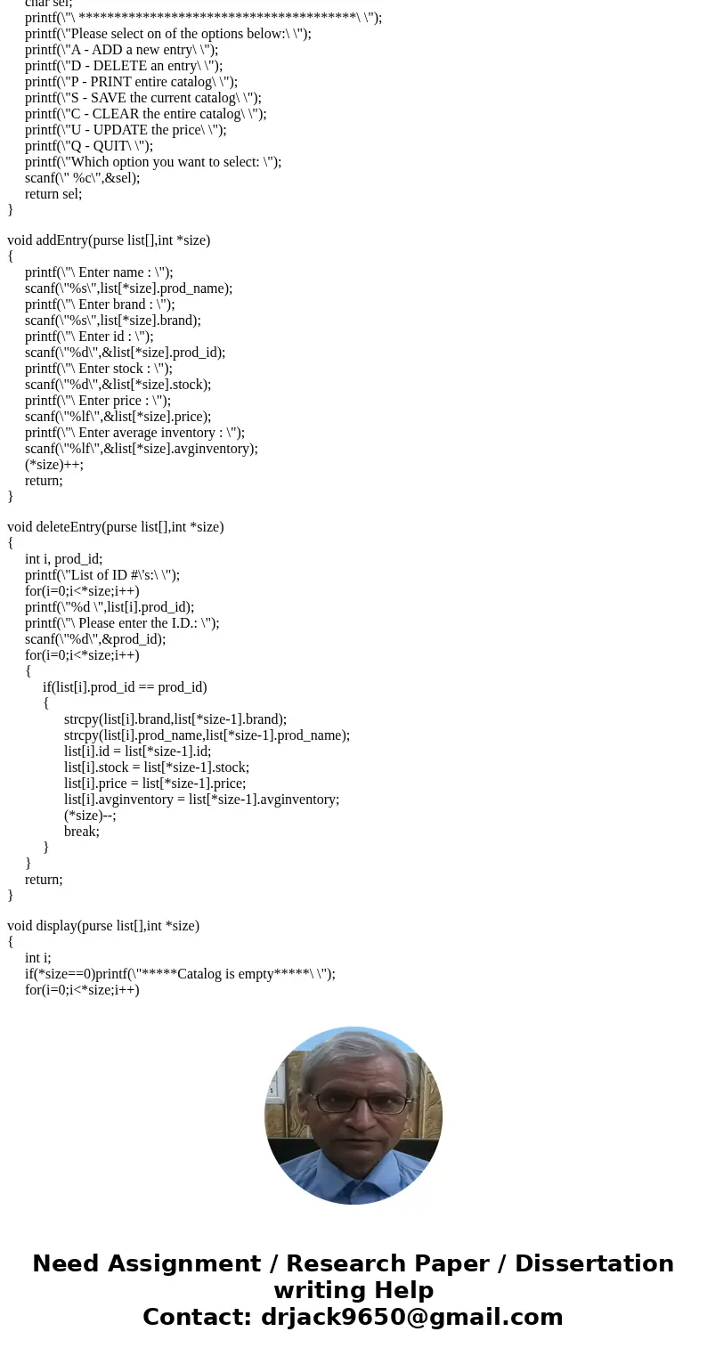 I really need help with this Assignment Please in C programming not C++ or C#, just C. Thank you! Hello , Choose please one of the following program types: The  I really need help with this Assignment Please in C programming not C++ or C#, just C. Thank you! Hello , Choose please one of the following program types: The