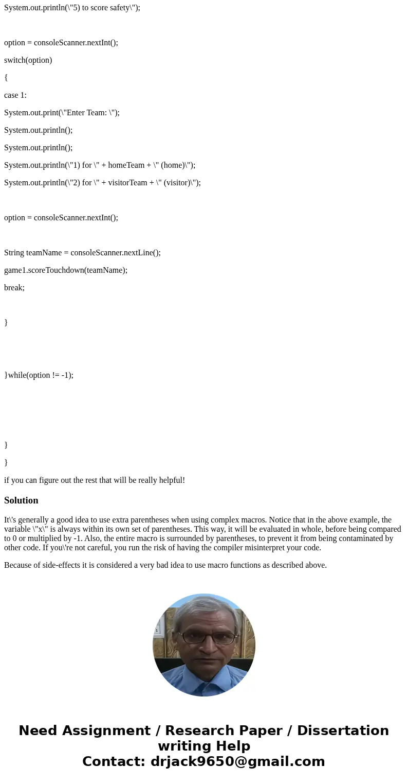 im almost done i just need help to get the output. Chapter 5, PP 7 Java Project Name: IC17_FootballGame Create a class named FootballGame that contains informat im almost done i just need help to get the output. Chapter 5, PP 7 Java Project Name: IC17_FootballGame Create a class named FootballGame that contains informat