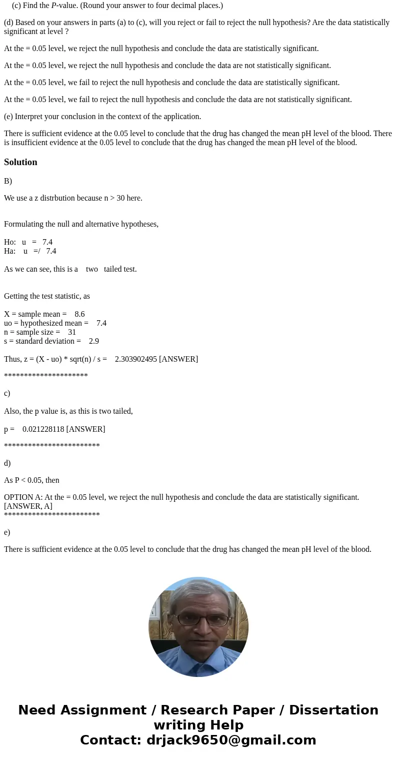 Let x be a random variable that represents the pH of arterial plasma (i.e., acidity of the blood). For healthy adults, the mean of the x distribution is = 7.4.† Let x be a random variable that represents the pH of arterial plasma (i.e., acidity of the blood). For healthy adults, the mean of the x distribution is = 7.4.†