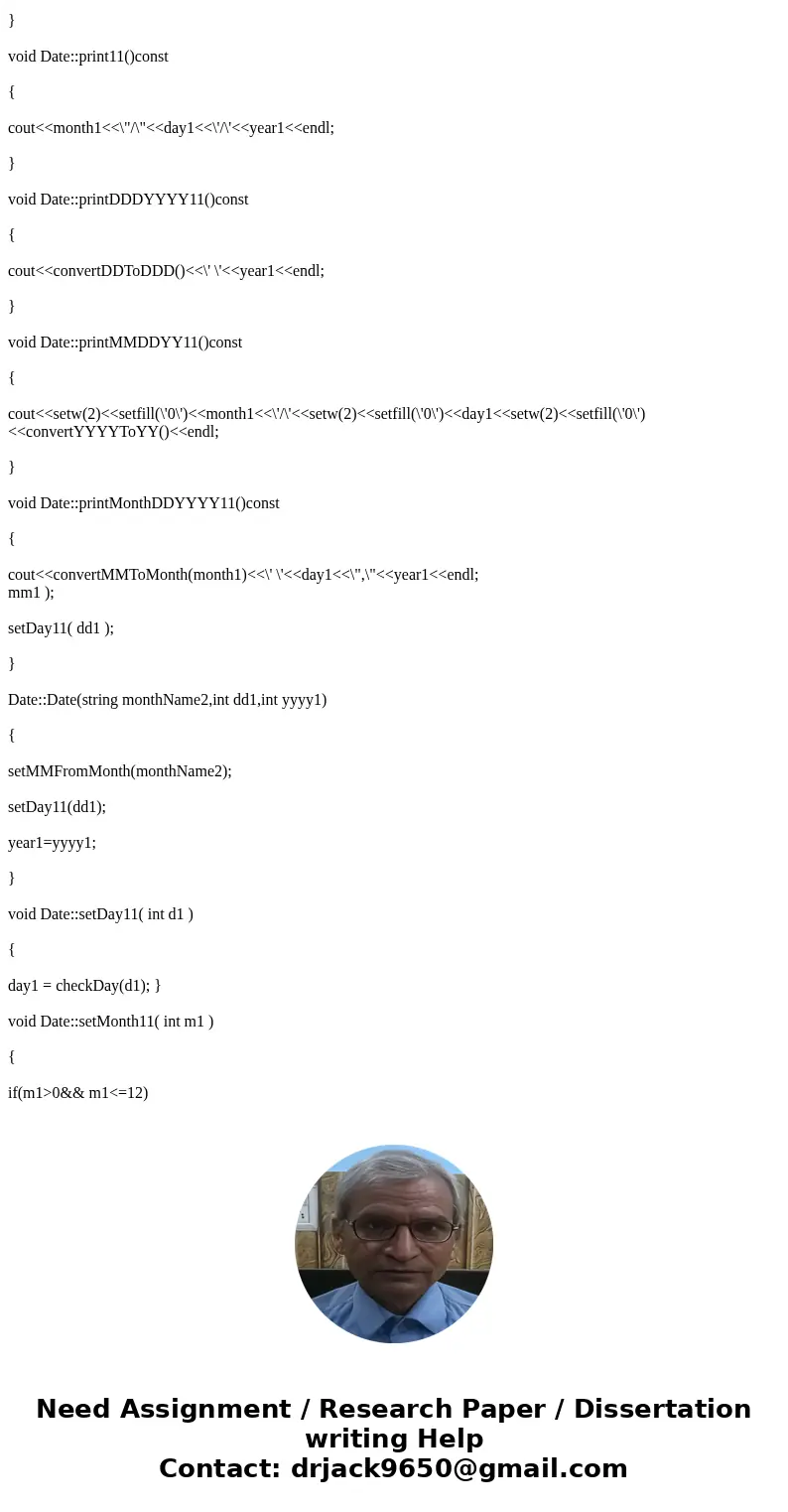  Please make a comment for all the codes Or explain this program code!! //Date.h #ifndef DateFormat #define DateFormat #include <string> using std::string