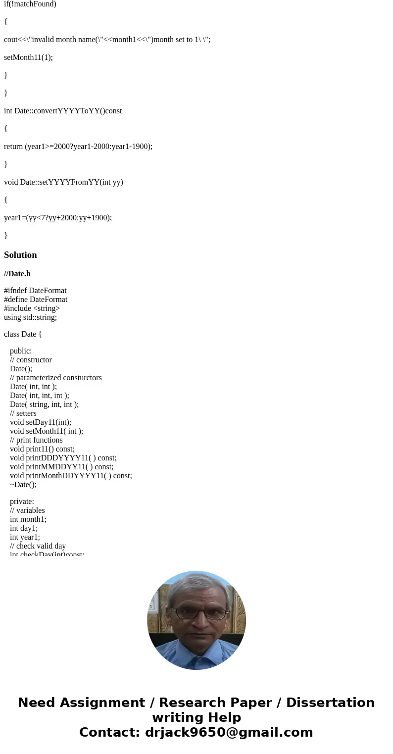  Please make a comment for all the codes Or explain this program code!! //Date.h #ifndef DateFormat #define DateFormat #include <string> using std::string