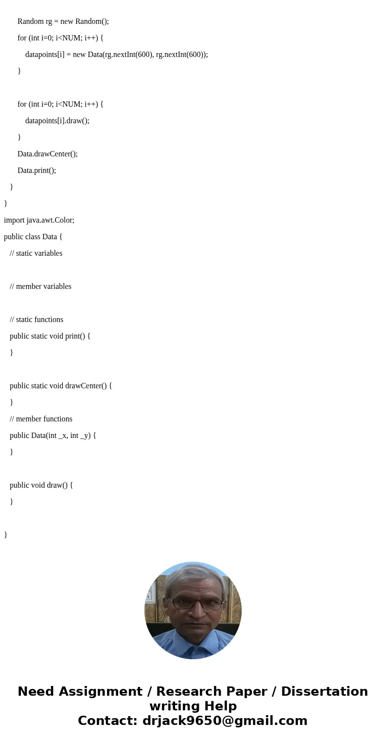 please send edited code Main.java package part2; import java.util.Random; public class Main { static final int NUM = 10; public static void main(String[] args) 