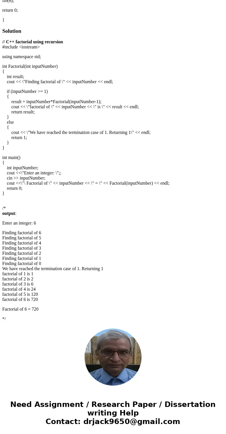 Please use c++, cpp write this code. Recursion Vs Iteration, Fibonacci series using Recursion, Write a Code to generate Factorial using Recursion. #include < Please use c++, cpp write this code. Recursion Vs Iteration, Fibonacci series using Recursion, Write a Code to generate Factorial using Recursion. #include <