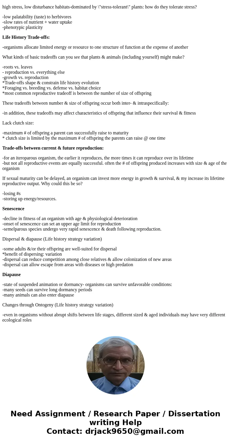 Provide examples and explain how energetic considerations affect the reproductive and life-history strategies of organisms.SolutionThese are the notes which i h Provide examples and explain how energetic considerations affect the reproductive and life-history strategies of organisms.SolutionThese are the notes which i h