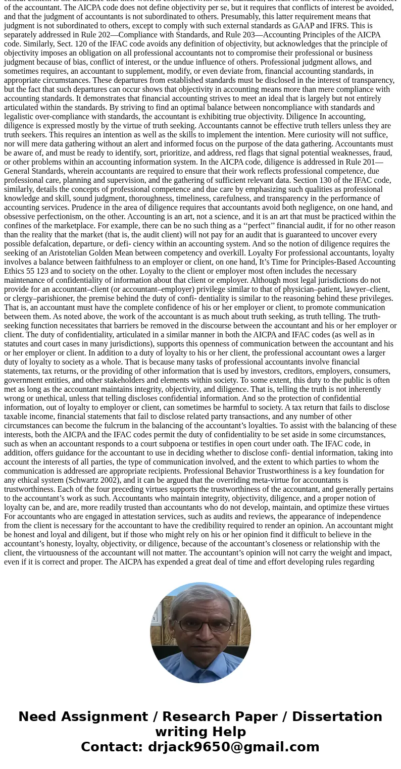 Read “It\'s Time for Principles-Based Accounting Ethics” which can be accessed through the DeVry online library. In 3-4 pages (12-pt type, double-spaced) answer Read “It\'s Time for Principles-Based Accounting Ethics” which can be accessed through the DeVry online library. In 3-4 pages (12-pt type, double-spaced) answer