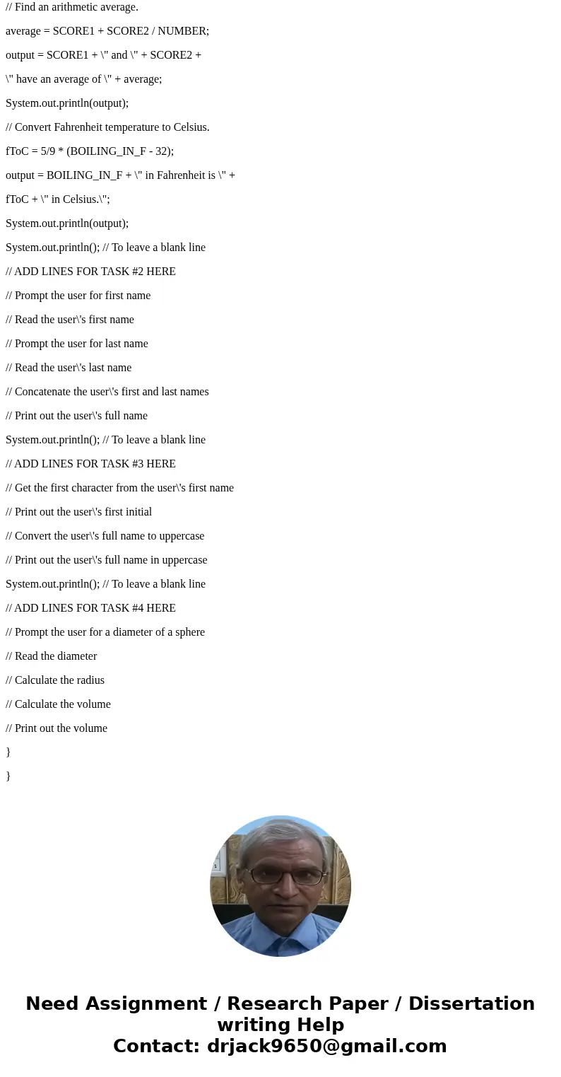 Task #1 Correcting Logic Errors in Formulas Copy and compile the source file NumericTypes.java, run the program, and observe the output. Some of the output is i Task #1 Correcting Logic Errors in Formulas Copy and compile the source file NumericTypes.java, run the program, and observe the output. Some of the output is i