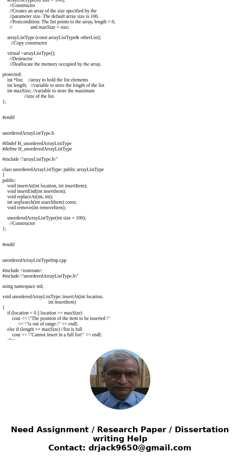 (Unordered Sets) As explained in this chapter, a set is a collection of distinct elements of the same type. Design the class unorderedSetType, derived from the  (Unordered Sets) As explained in this chapter, a set is a collection of distinct elements of the same type. Design the class unorderedSetType, derived from the