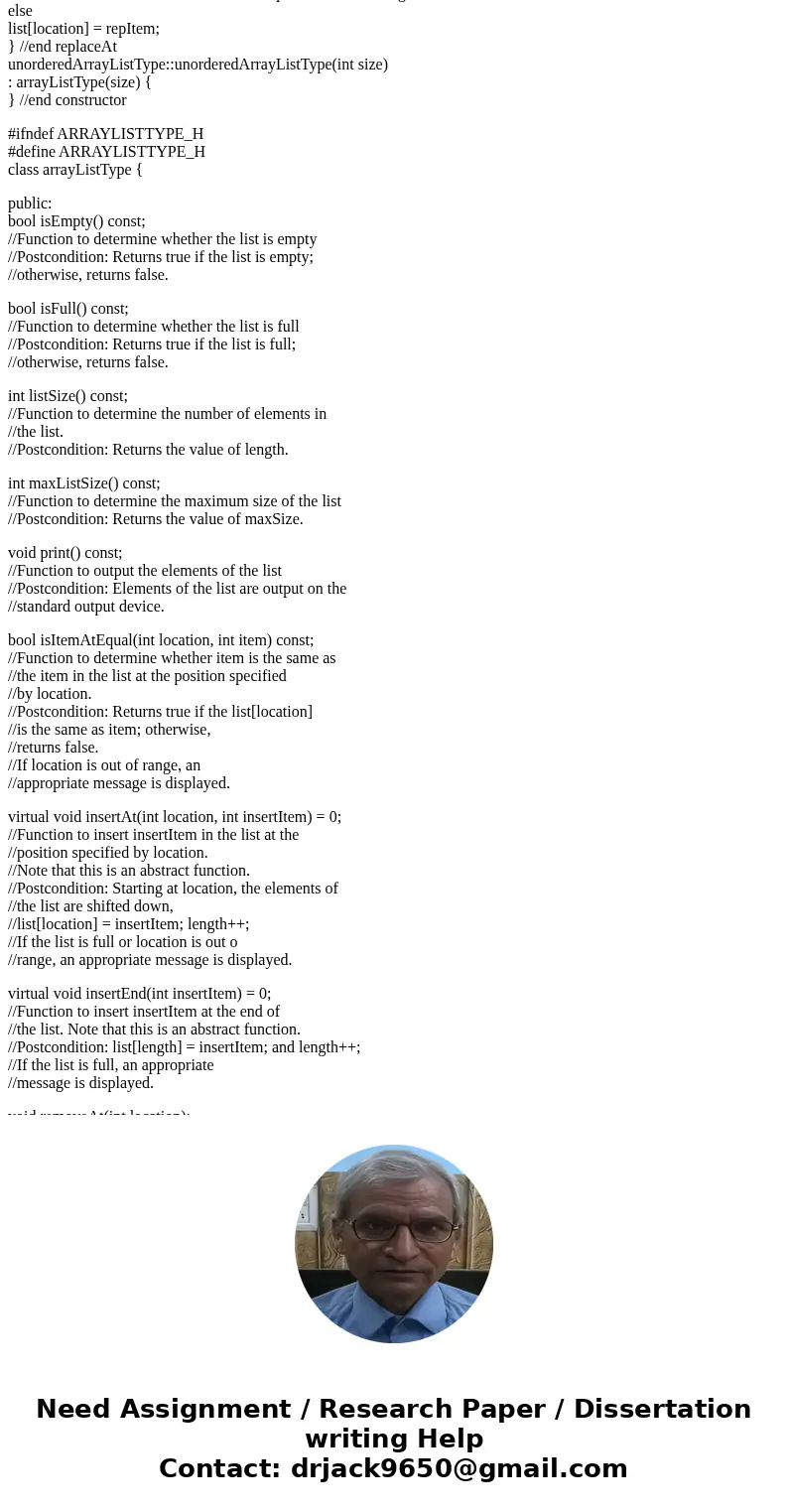 (Unordered Sets) As explained in this chapter, a set is a collection of distinct elements of the same type. Design the class unorderedSetType, derived from the  (Unordered Sets) As explained in this chapter, a set is a collection of distinct elements of the same type. Design the class unorderedSetType, derived from the