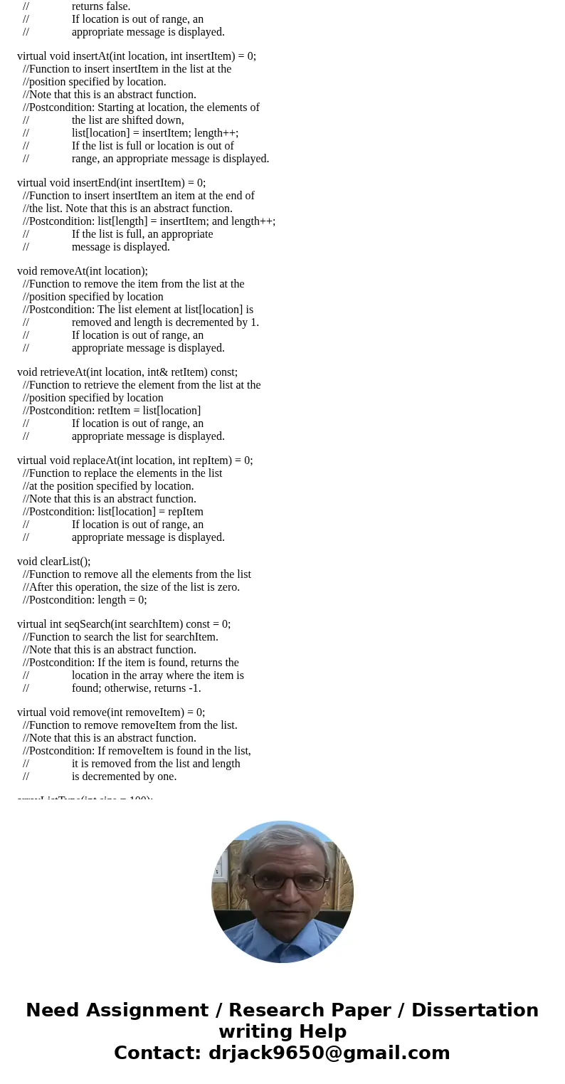 (Unordered Sets) As explained in this chapter, a set is a collection of distinct elements of the same type. Design the class unorderedSetType, derived from the  (Unordered Sets) As explained in this chapter, a set is a collection of distinct elements of the same type. Design the class unorderedSetType, derived from the