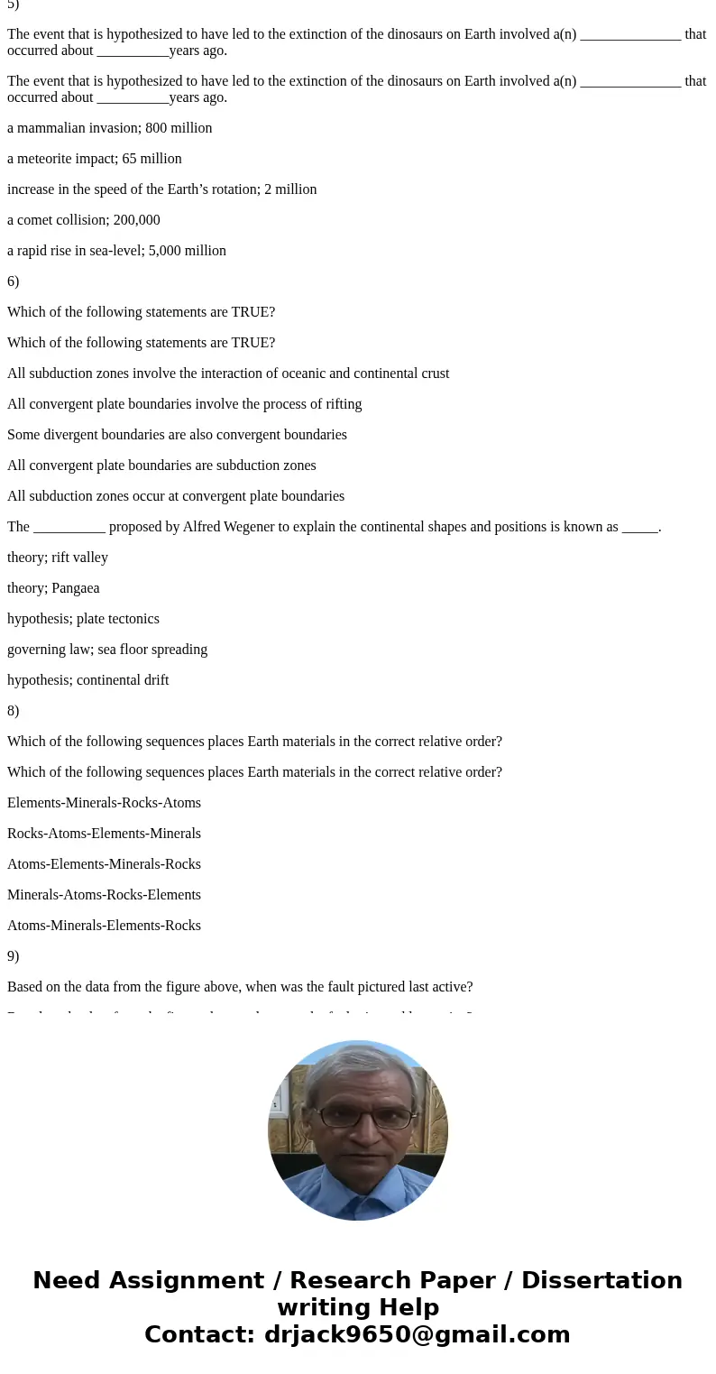 Volcanic eruptions affect many populated areas. Which of the following pieces of evidence would a geologists use to predict future eruptions? Correlation with h